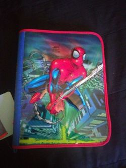 Binder with folder and notebook inside