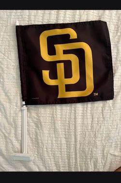 SD Padres Car Flag