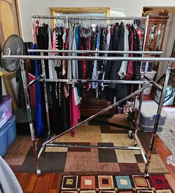 Double dress rack