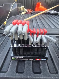 18 PC Sae & Metric Hex Key Kit