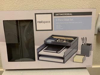 Realspace - (5) - Piece Desk Set - (New) (Half-Price)