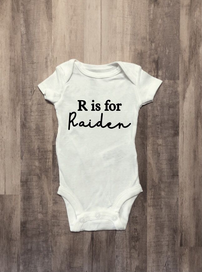 Custom Name Onesie