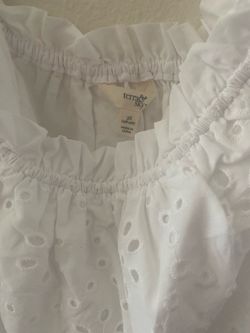 Bohemian style blouse with eyelets