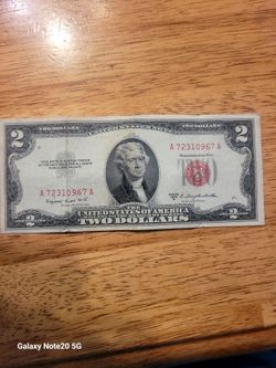 Classic $2 bill Series 1953  B