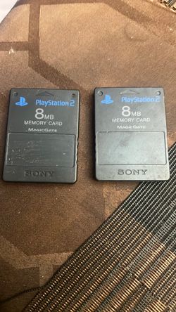 PlayStation2    8MB MEMORY CARD  $30 each