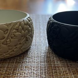 Cinnabar Bangle Bracelets Set of 2