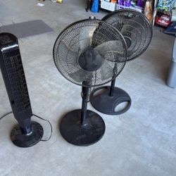 3 Fans Work Great, $15 For All 