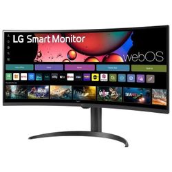 34" LG Ultrawide Curve WQHD Monitor w. Smart Features 34SR65QC