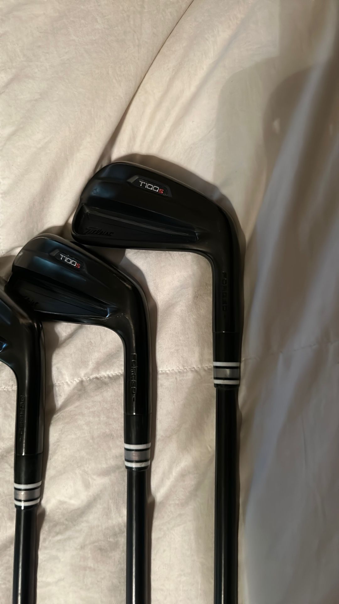 Têtes De Fers De Golf Titleist T100S Noir - 4 à P - .355 Pointe Conique - Neuf