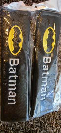 Batman seatbelt pads cushions covers all other Batman items seen sold separately SHIPPING AVAILABLE