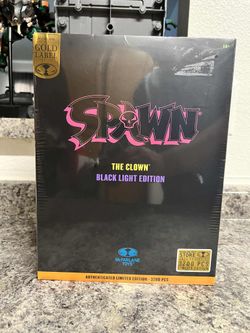 Spawn clown Black light edition GOLD Label 