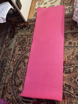Pink Thick Yoga Mat 