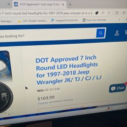 1(contact info removed) Jeep Wrangler LED Headlights 