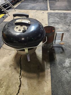 Weber jumbo Joe charcoal grill