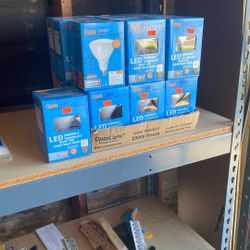 19 New LED Dimmable 800 Lumens Flood Light Bulbs