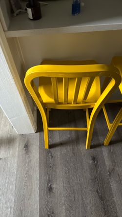 36 Inch Tall metal chairs 