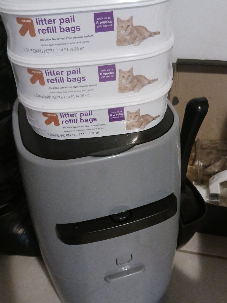 Cat Litter Container With Liners