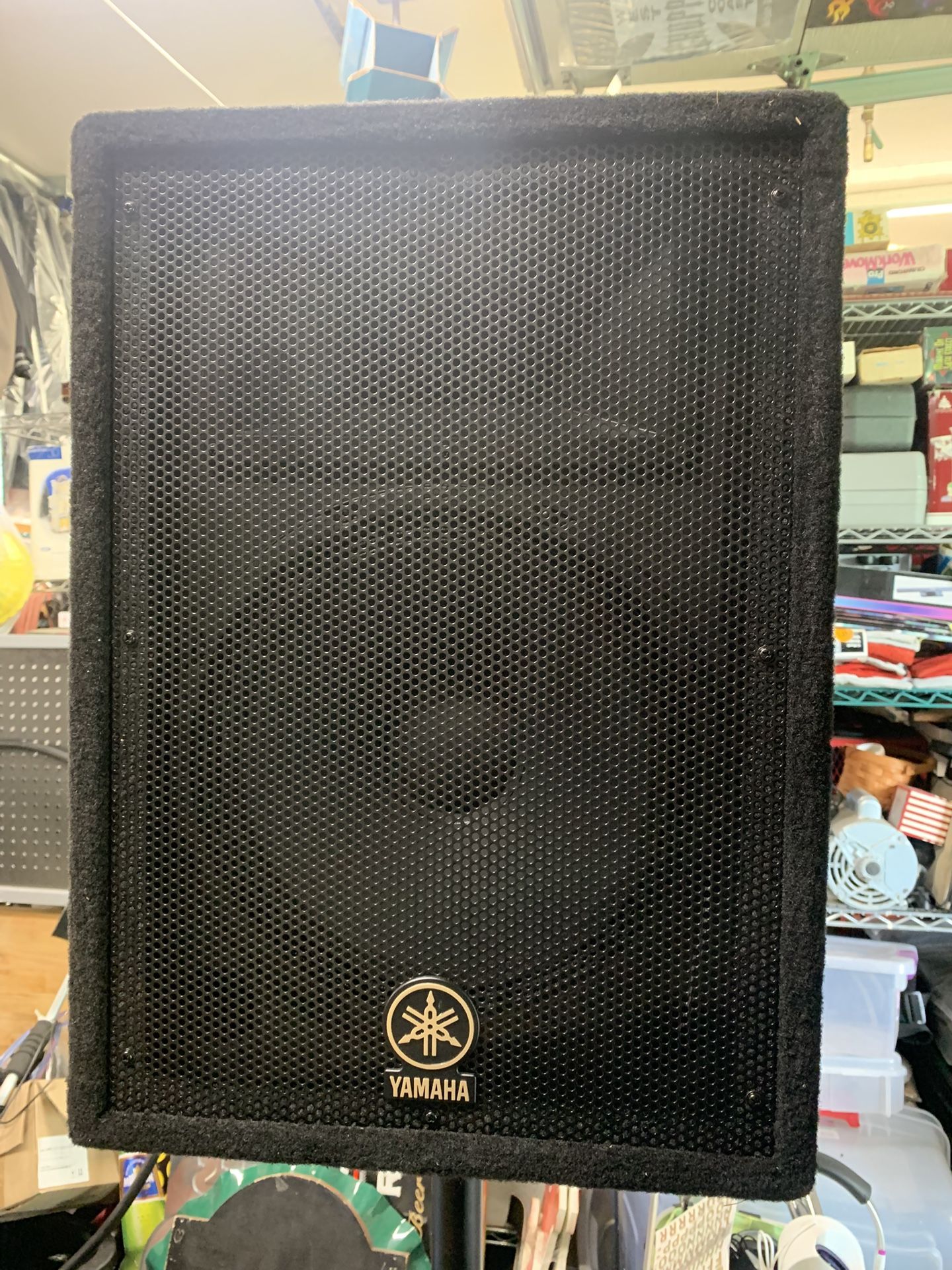 Pair Of Yamaha A 12 Speakers With Tripod Stands DJ Party Time