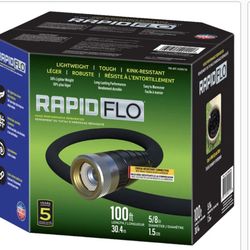 Teknor Rapid Flo 5/8 in. x 100 ft. Compact Garden Hose