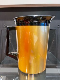 Vintage MCM West Bend Thermo-Serv insulated beverage pitcher