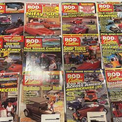 Vintage Rod & Custom Magazine 1995 Complete Year