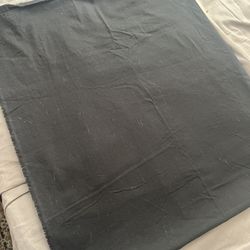 2yds 20” x 42” width new black linen fabric 