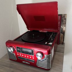 Victrola 50s Style Record Player With Bluetooth