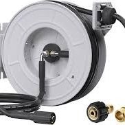 NEW 65' PRESSURE WASHER REEL WITH HOSE