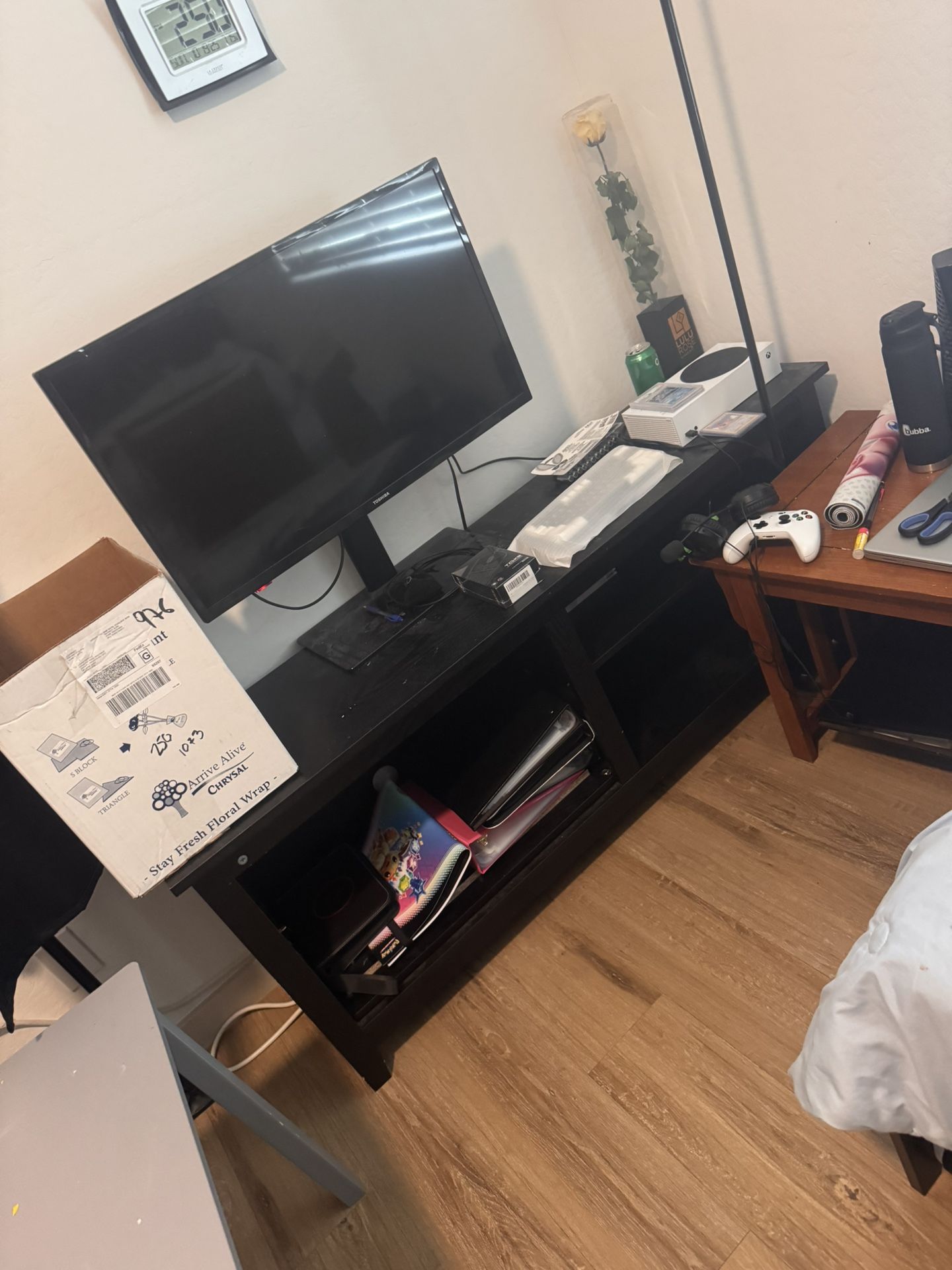 Black Shelf/TV Stand Only