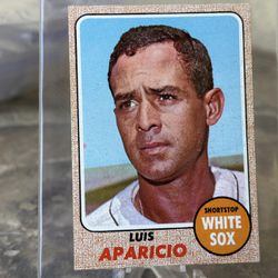 1968 Topps #310 Luis Aparicio Chicago White Sox Baseball Card
