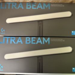 Two Logitech Litra Beam Streaming Lights