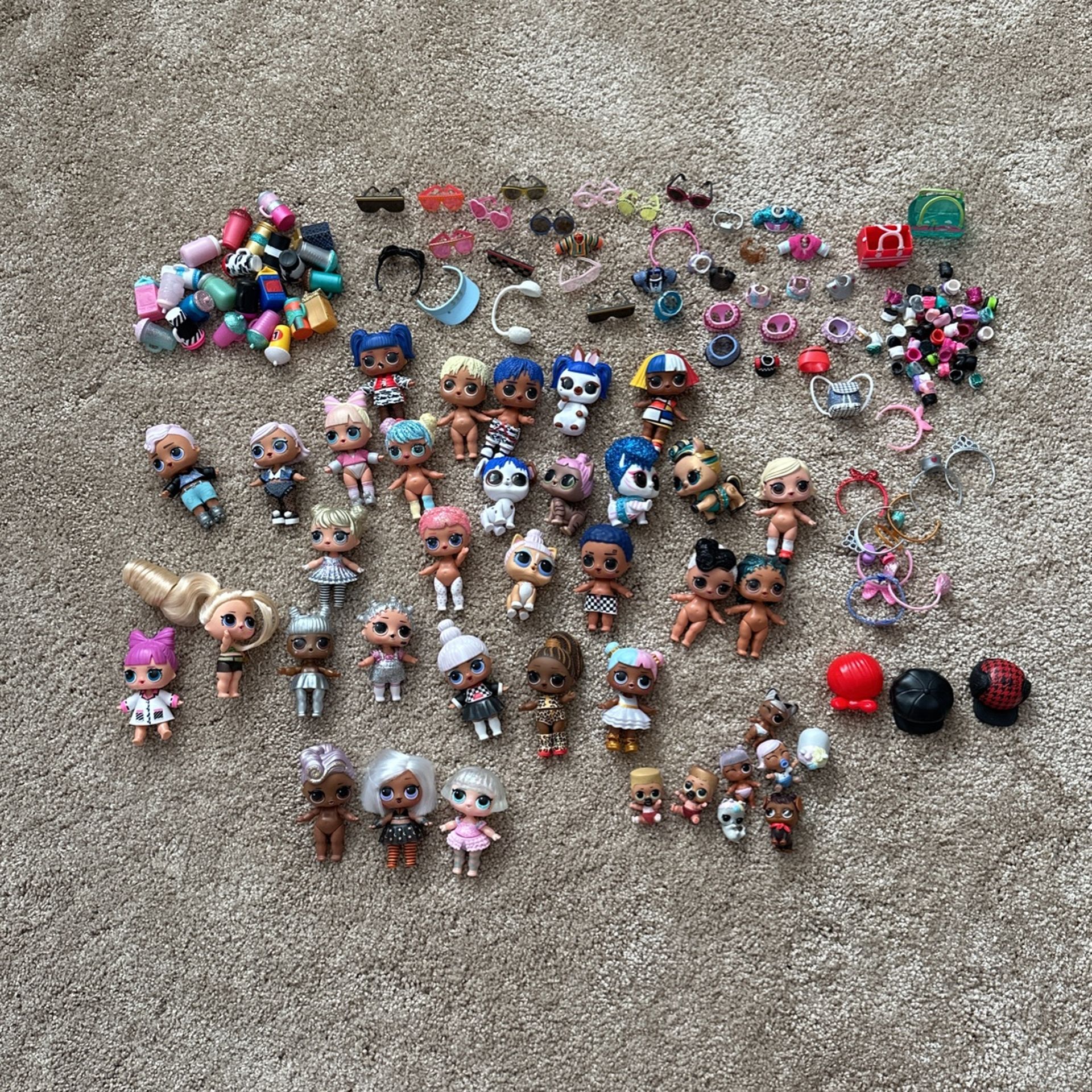 Lot Of LOL Dolls, Pets And Accessories 