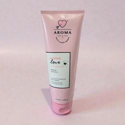 Bath and Body Aroma Inspire Love Rose & Vanilla  8 oz