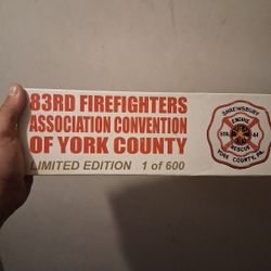 83rd Annual Firefighters Of York Collectiable Toy Truck (Never Taken Out Of Box) (Edition Number 1)