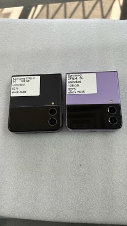 Samsung ZFlip 4 5G 128 Gb Factory Unlocked Any Carrier