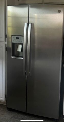 GE side-by-side refrigerator