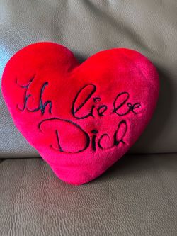 German Heart plush soft