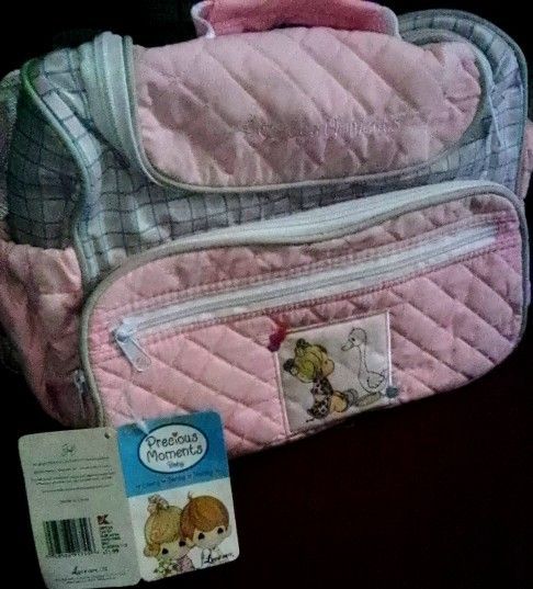VINTAGE PRECIOUS MOMENTS DIAPER BAG (WITH TAGS)