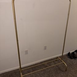 Gold Clothes Rack 
