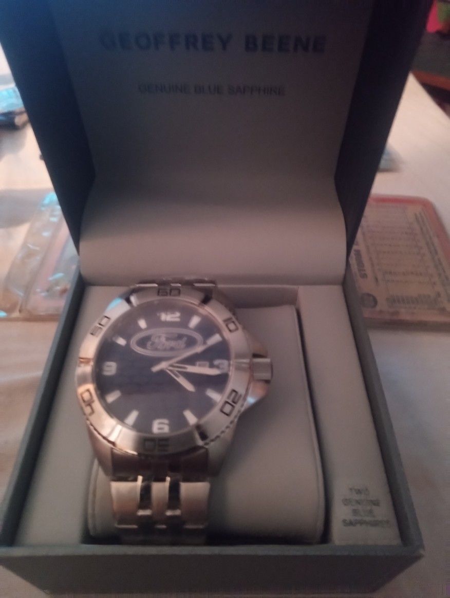 Geoffrey Being Genuine Blue Sapphire For The Watch