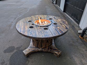 Custom Handcrafted fire pit table