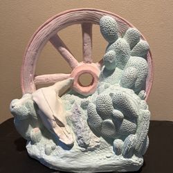 Vintage Southwest-Themed Sculpture 14”H X 12”L X 8”W