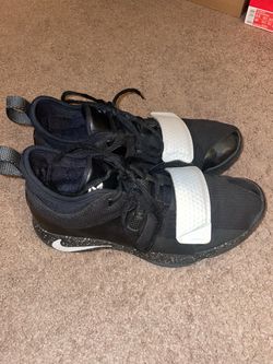 Nike PG Basketball Sneakers Black White Size 10.5