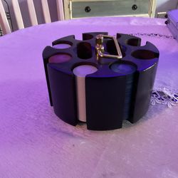 Some Poker Chips With Holder