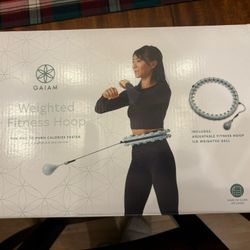 Weighted fitness hoop