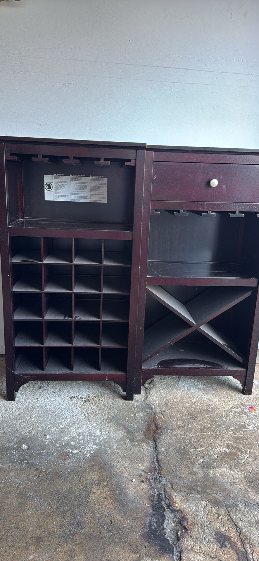 🍷 2 Winsome Wine Cabinets – Bundle Deal – $180