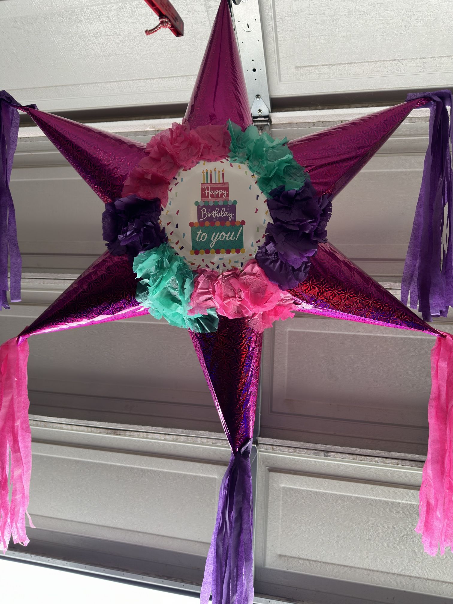 Girl Happy Birthday Star Pinata