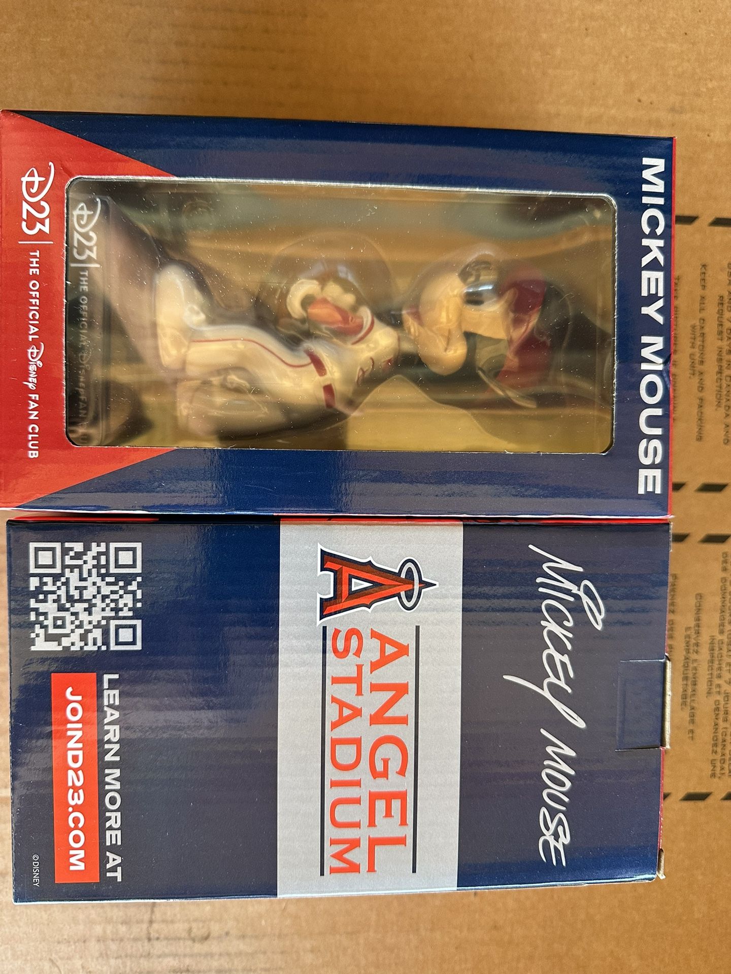 Anaheim Angels Mickey Mouse D23 Bobblehead 2024 - *New *- $25