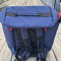 Blue Insulated Cooler Backpack
