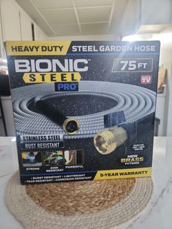 Bionic Steel Pro 75 ft.  Heavy Duty  water hose